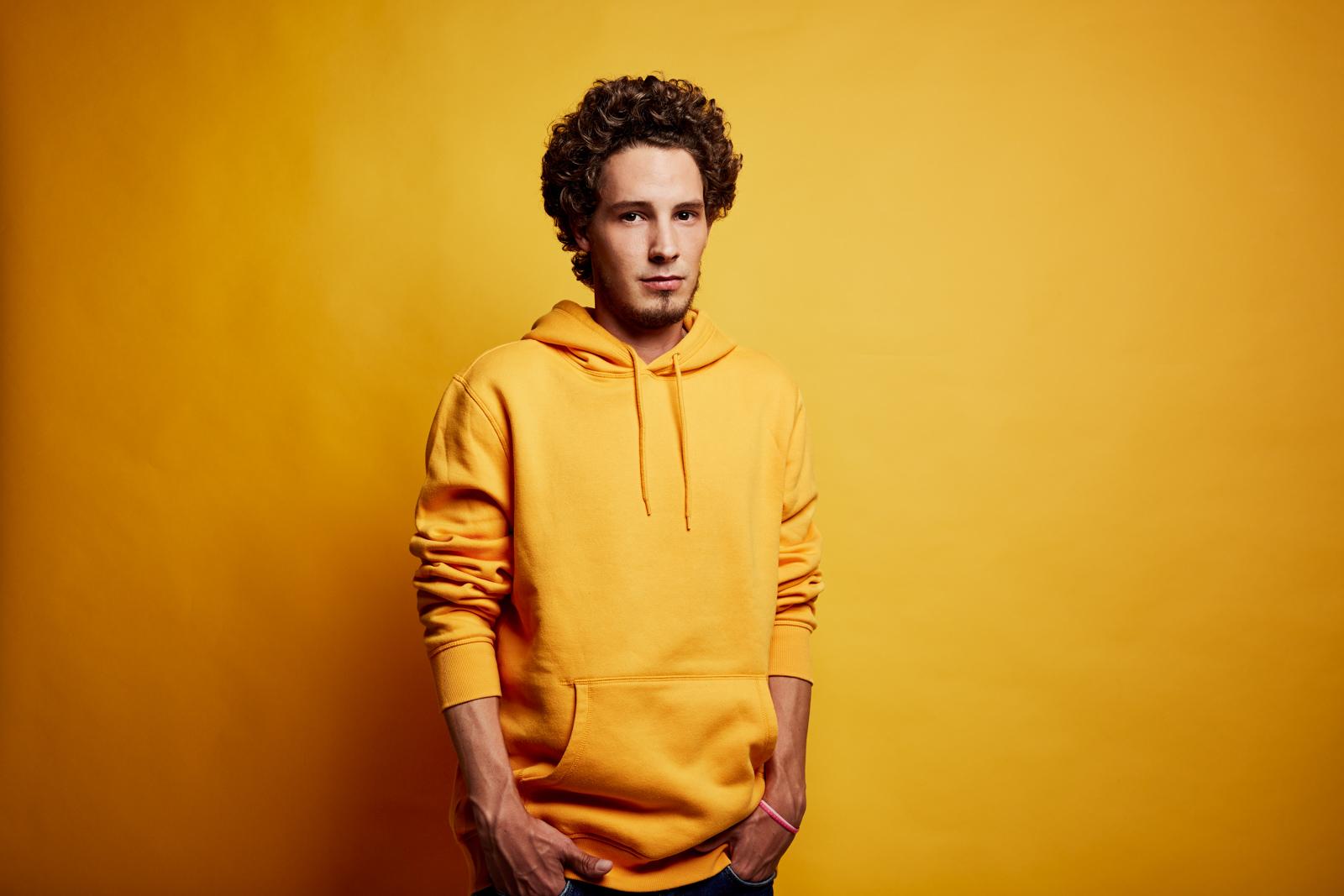 Maxim Schunk — Yellow Hoodie